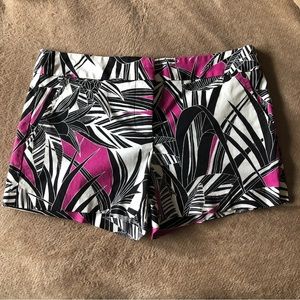 Trina Turk Tropical Print Shorts - Size 8